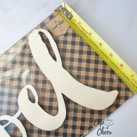 🌟2/$15 🎄Noel Wood Shape - Picture 6 of 6